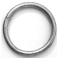 Galvanized Steel Ring; 2" or 4"