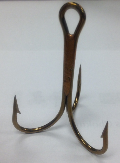 Mustad Treble Hooks 3551, Size 10/0 BX 25 (no lead) snag hook