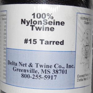 Tarred Twisted Nylon Twine; Size 15; 1387ft/lb; 121#