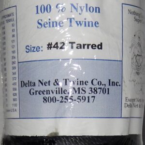 Tarred Twisted Nylon Twine; Size 42; 440ft/lb; 370#