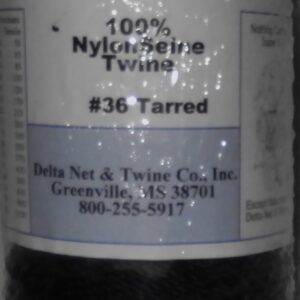Tarred Twisted Nylon Twine; Size 36; 461ft/lb; 348#