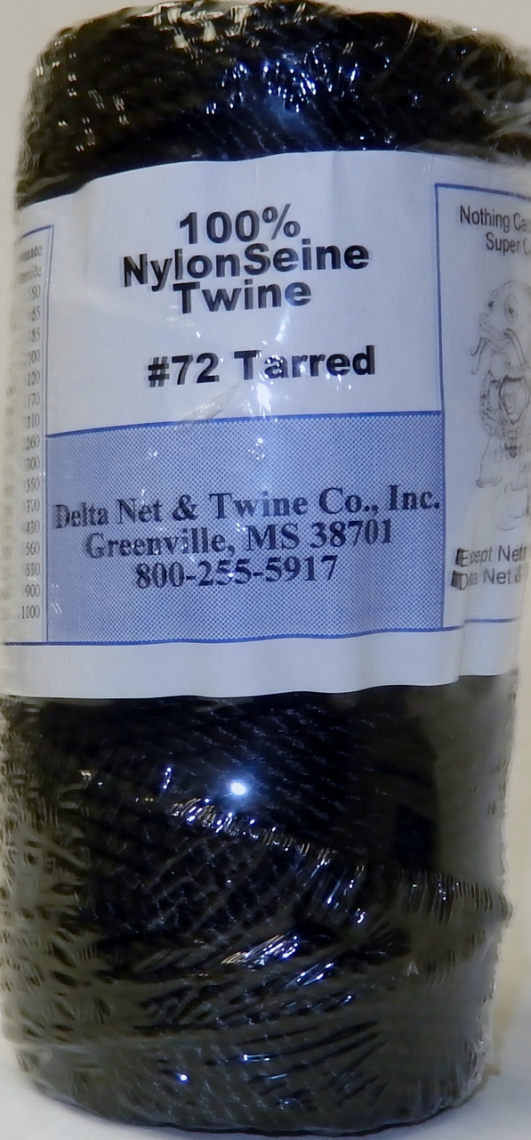 Tarred Twisted Nylon Twine; Size 72; 230ft/lb; 628#