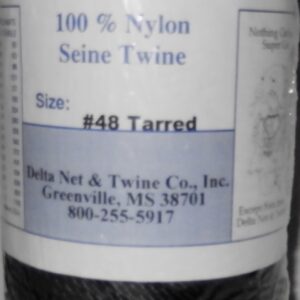 Tarred Twisted Nylon Twine; Size 48; 342ft/lb; 430#