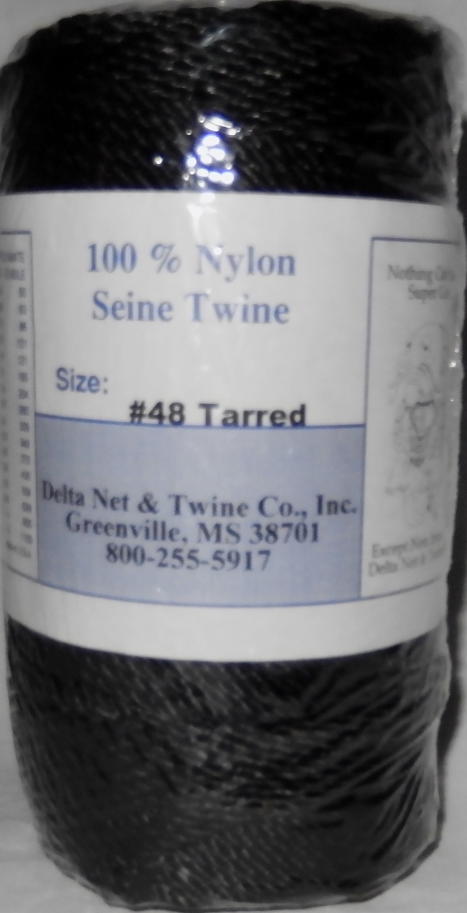 Tarred Twisted Nylon Twine; Size 48; 342ft/lb; 430#