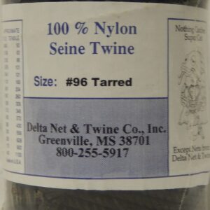 Tarred Nylon Twine; Size 96; 158ft/lb; 900#