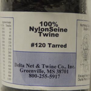 Tarred Nylon Twine; Size 120; 140ft/lb; 1100#