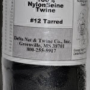 Tarred Twisted Nylon Twine; Size 12; 1689ft/lb; 101#