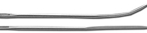 6" Straight Point Steel Net Repair Needle; Sack Needle
