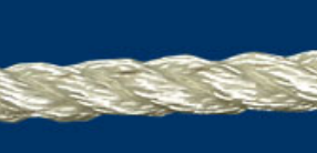 Twisted Nylon Rope; 3/4" dia.; 14000 # test; 600' length