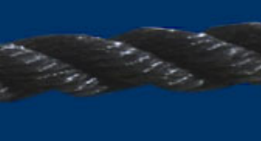 Twisted Polypropylene Rope; 1/4" dia.; 1300# test; 600' length