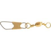1/0 Brass Barrel Snap Swivel, Bag of 100 Swivels