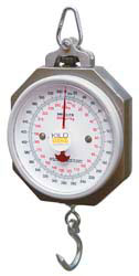 Industrial Hanging Dial Scales; 540# x 2# increment scale