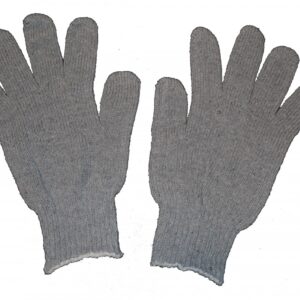 Grey String Knit Glove Liner